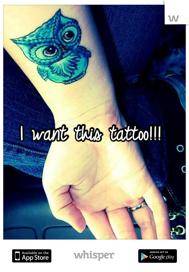 I want this tattoo!!! 