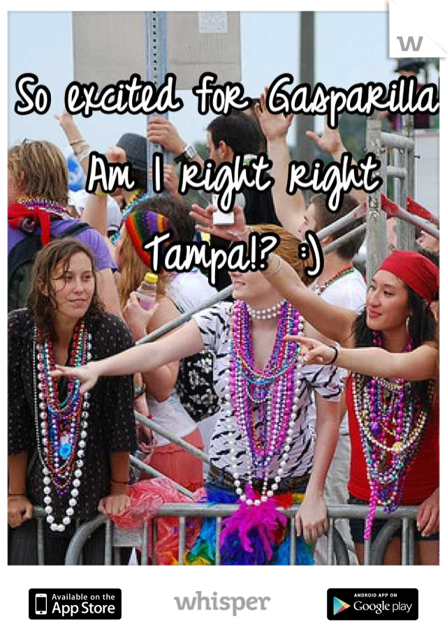 So excited for Gasparilla! Am I right right Tampa!? :)