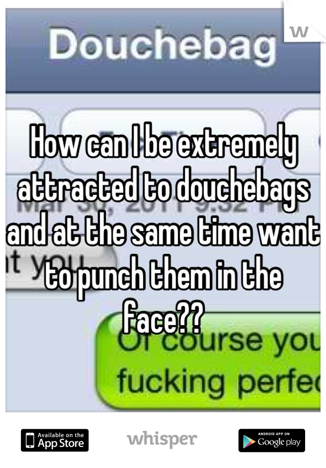 How can I be extremely attracted to douchebags and at the same time want to punch them in the face??