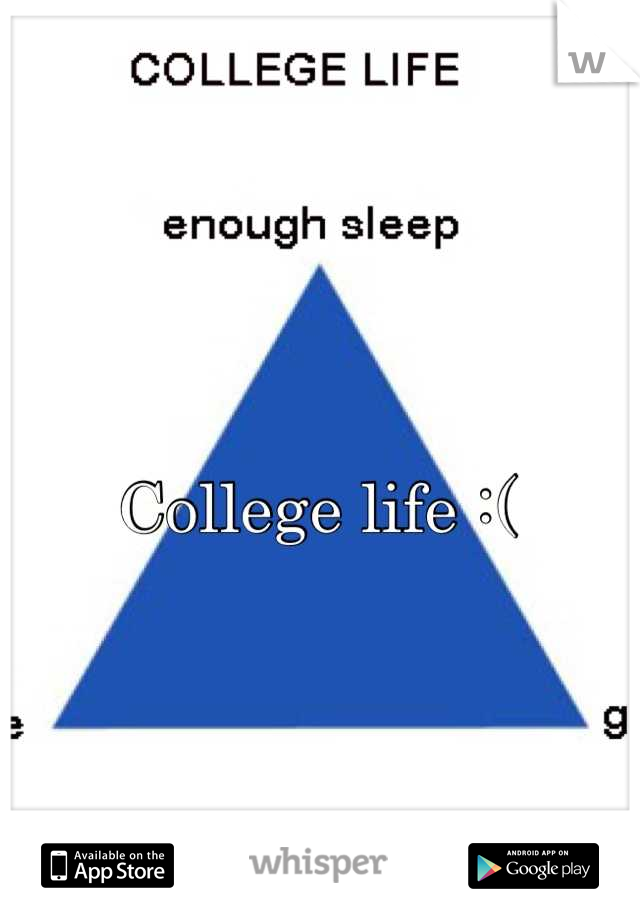 College life :( 