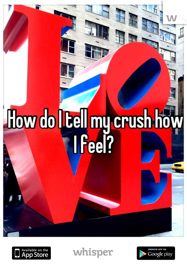  How do I tell my crush how I feel?
