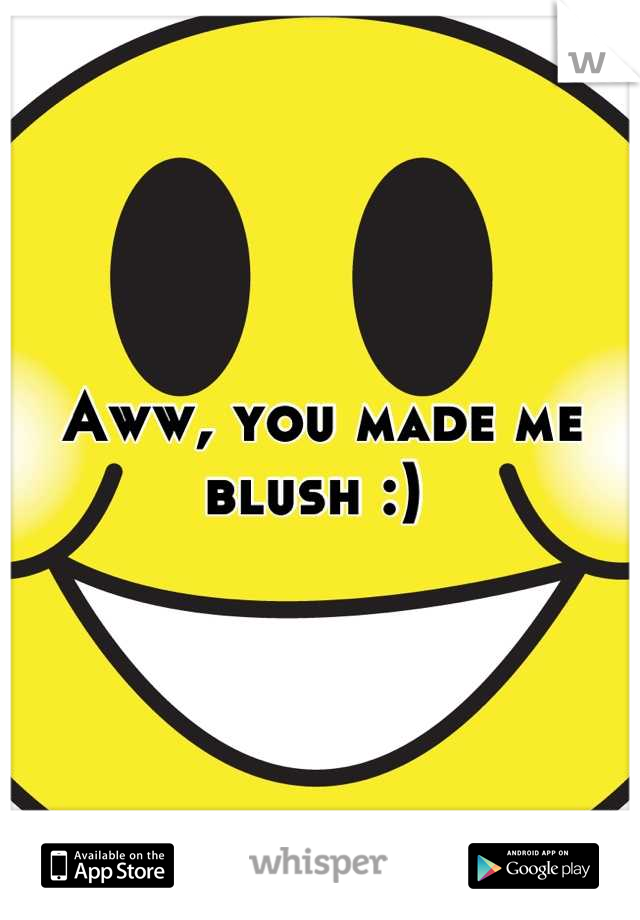 Aww, you made me blush :) 