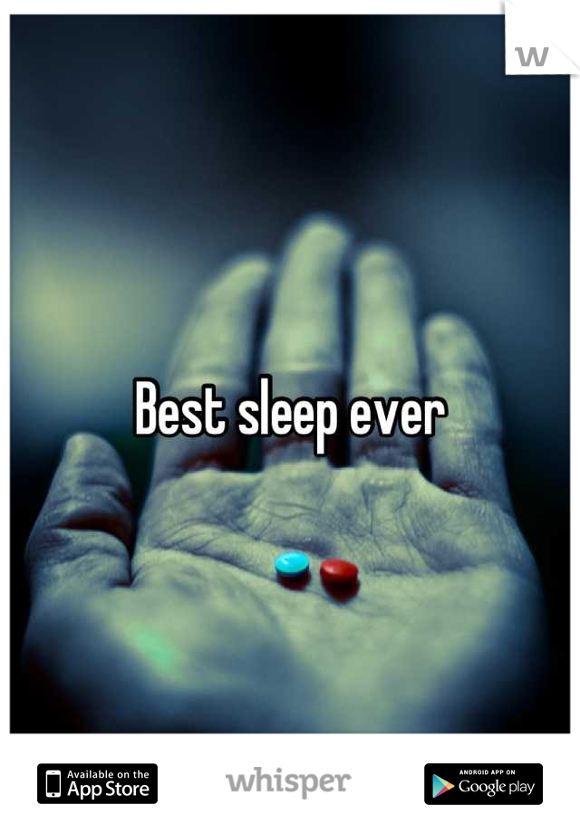 Best sleep ever