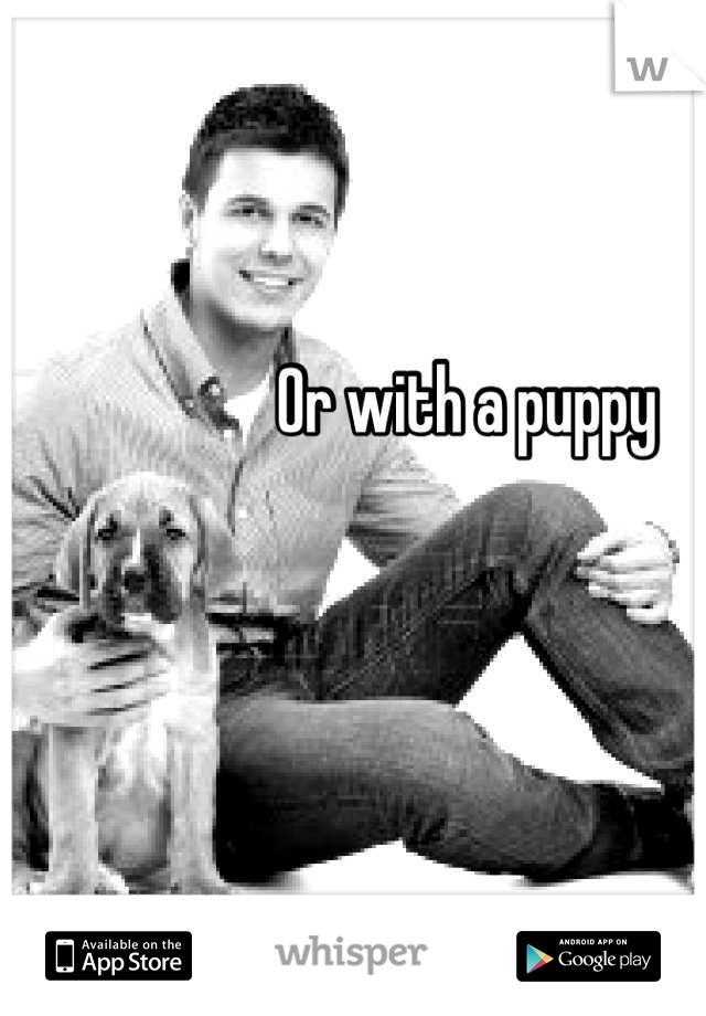 Or with a puppy