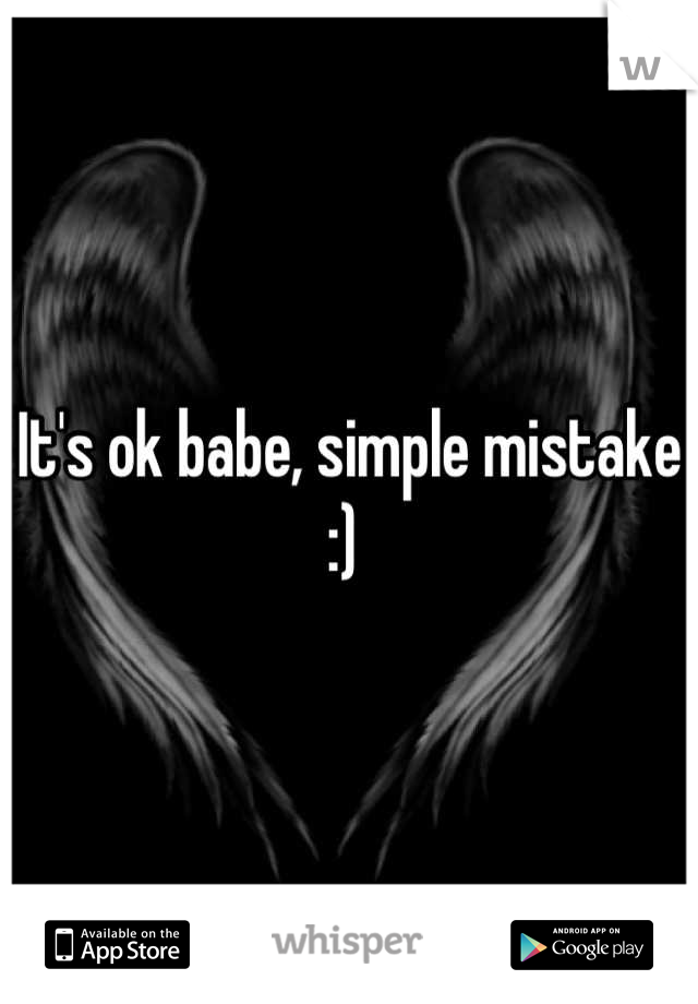 It's ok babe, simple mistake :) 