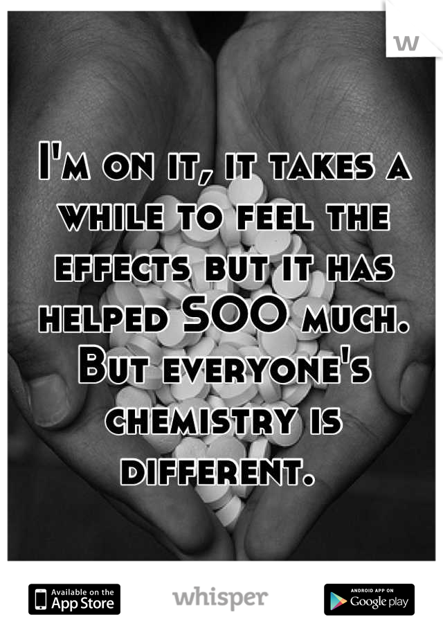 I'm on it, it takes a while to feel the effects but it has helped SOO much. But everyone's chemistry is different. 