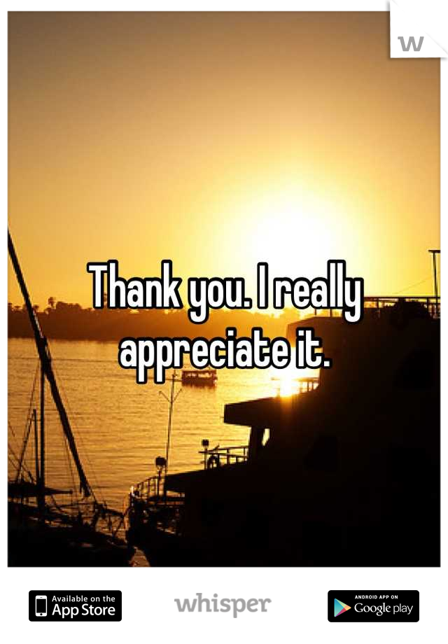 Thank you. I really appreciate it.