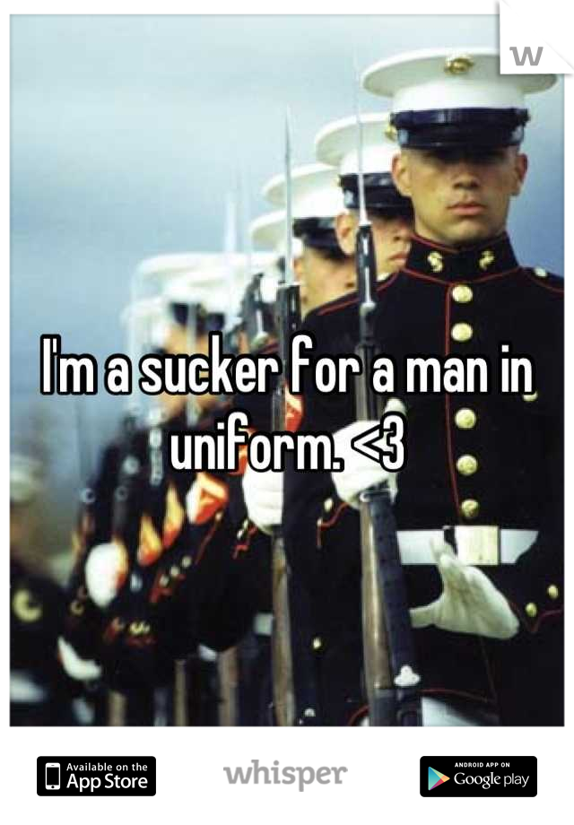 I'm a sucker for a man in uniform. <3