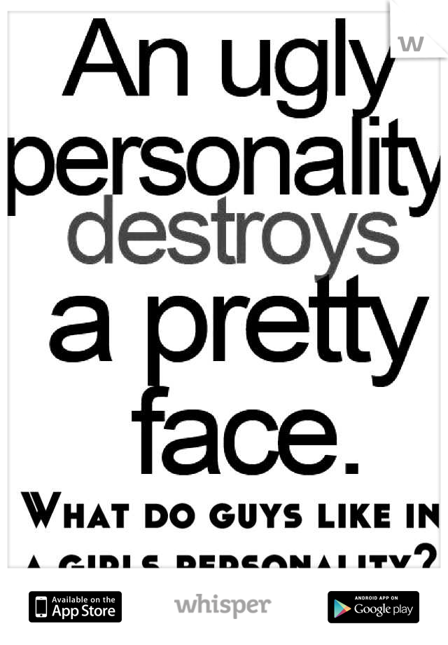 What do guys like in a girls personality?