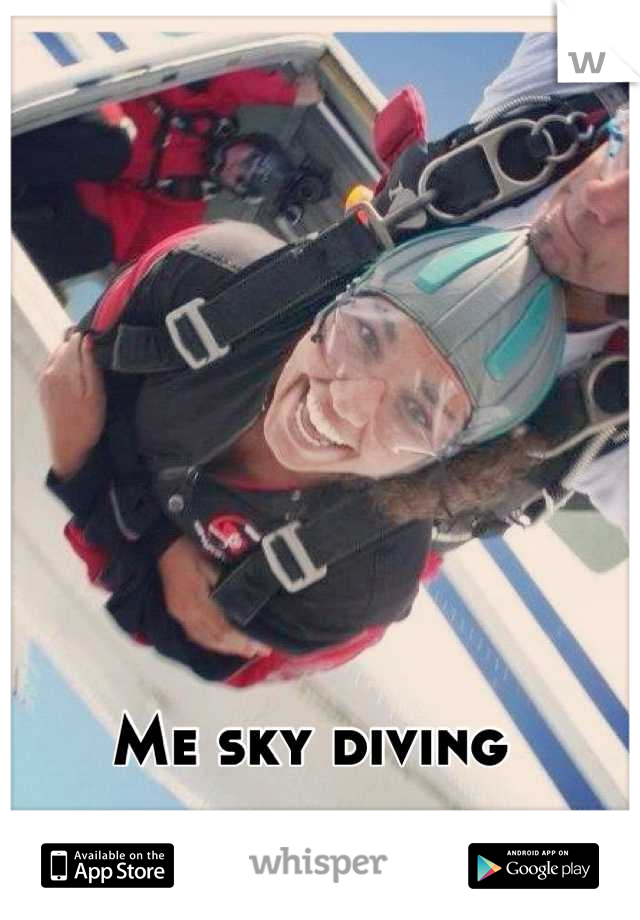 Me sky diving