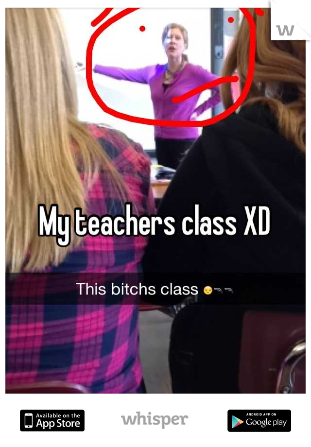 My teachers class XD 