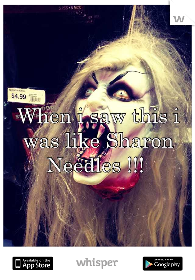 When i saw this i was like Sharon Needles !!! 