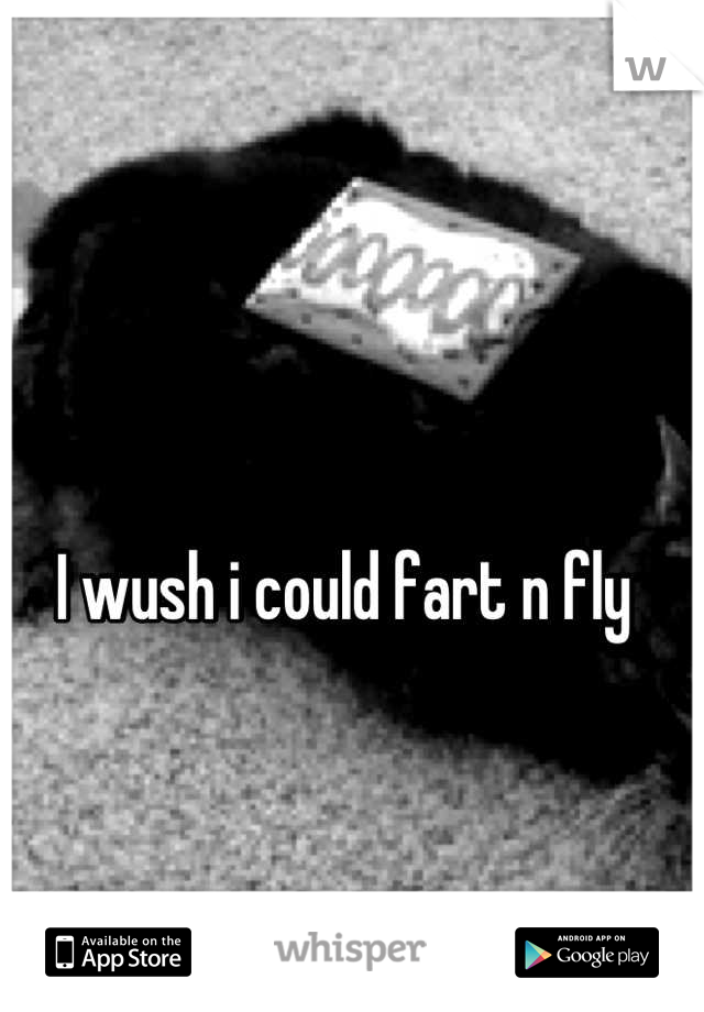 I wush i could fart n fly