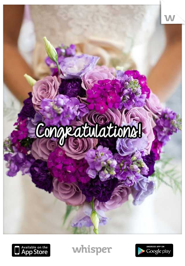 Congratulations! 