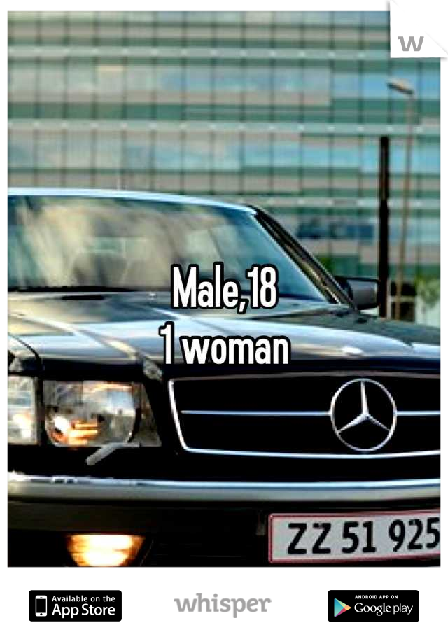 Male,18
1 woman