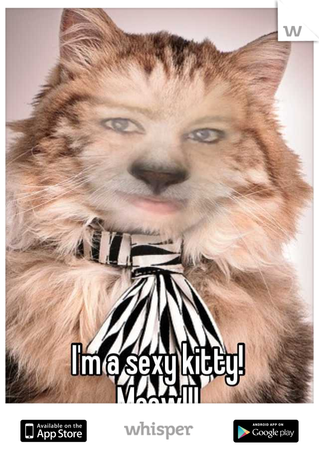 I'm a sexy kitty!
Meow!!!