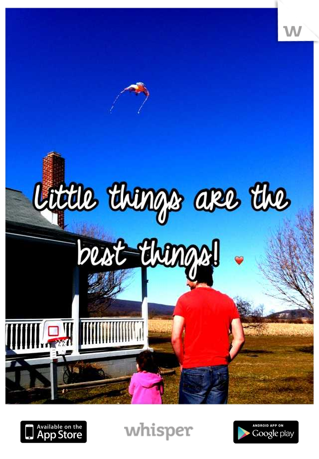 Little things are the best things! ❤