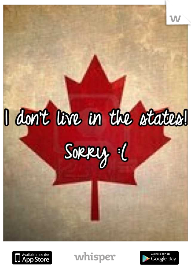 I don't live in the states! Sorry :(