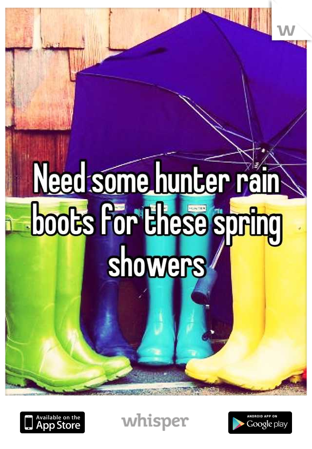 Need some hunter rain boots for these spring showers