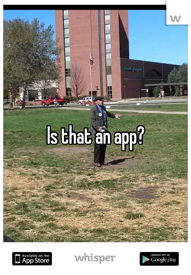 Is that an app?