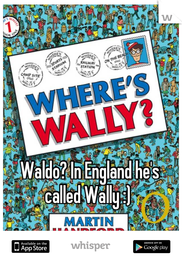 Waldo? In England he's called Wally :) 