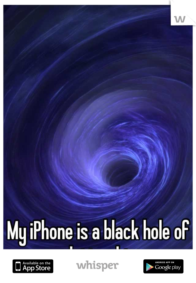 My iPhone is a black hole of relationships