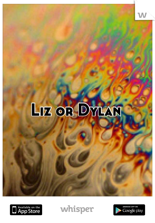 Liz or Dylan 