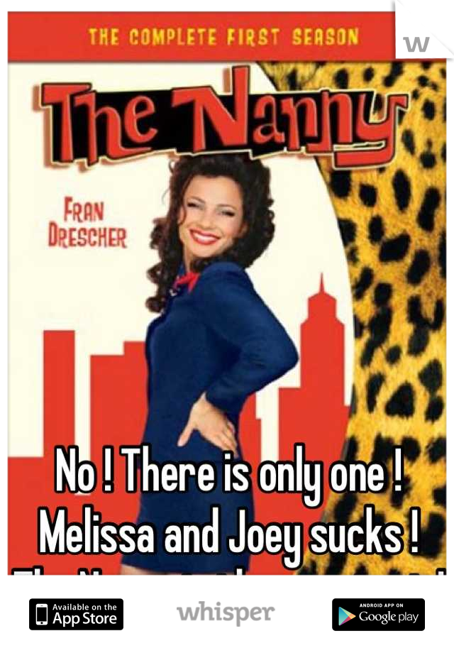 No ! There is only one ! Melissa and Joey sucks ! The Nanny is the greatest !