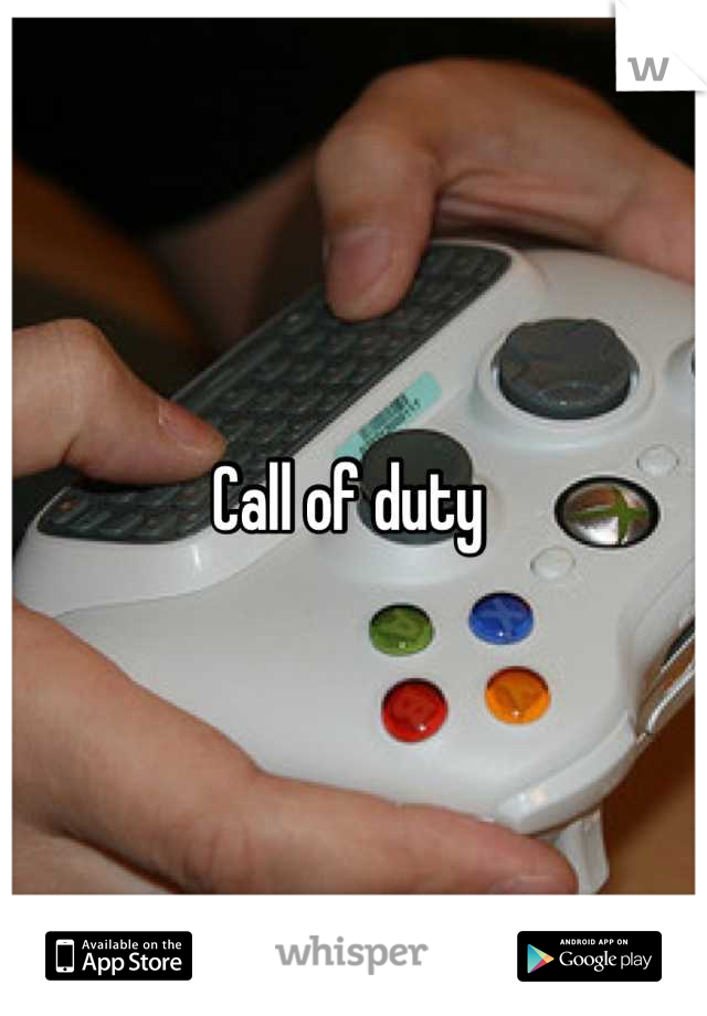 Call of duty 