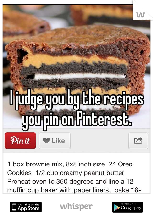 I judge you by the recipes you pin on Pinterest.