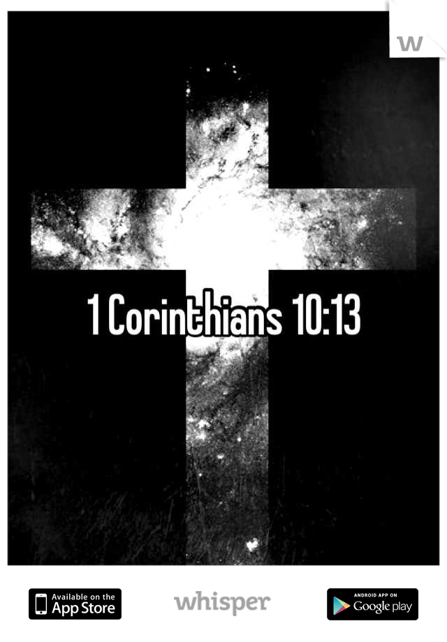 1 Corinthians 10:13