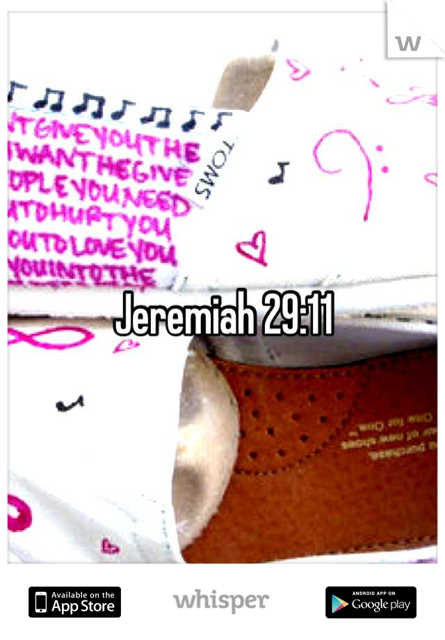 Jeremiah 29:11