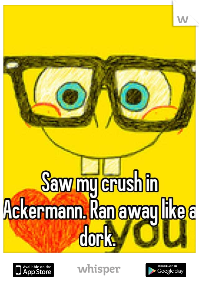 




Saw my crush in Ackermann. Ran away like a dork. 