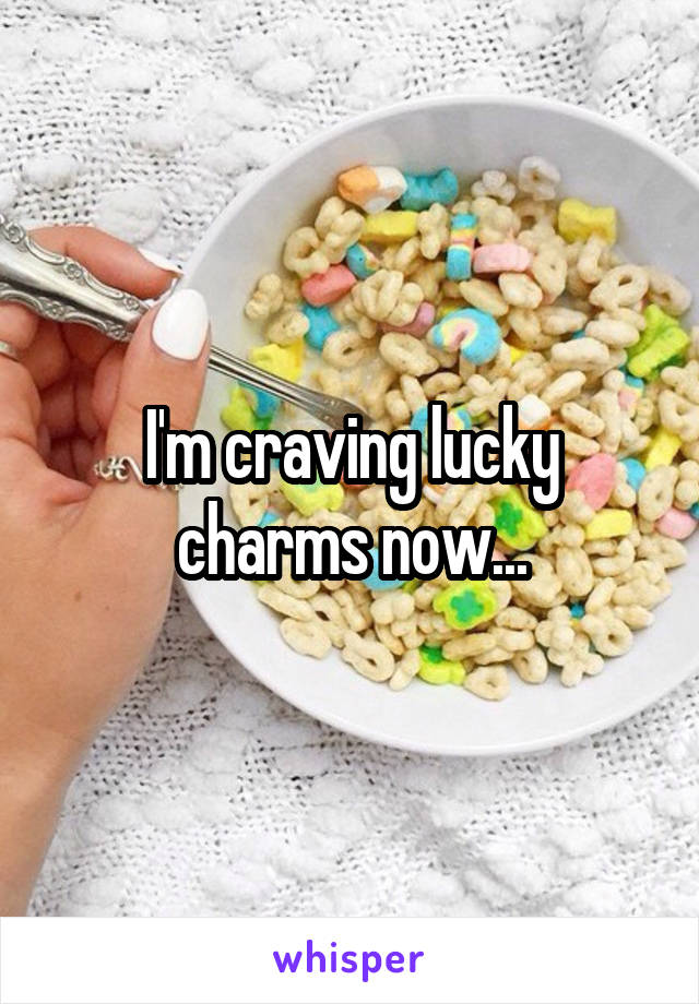 I'm craving lucky charms now...