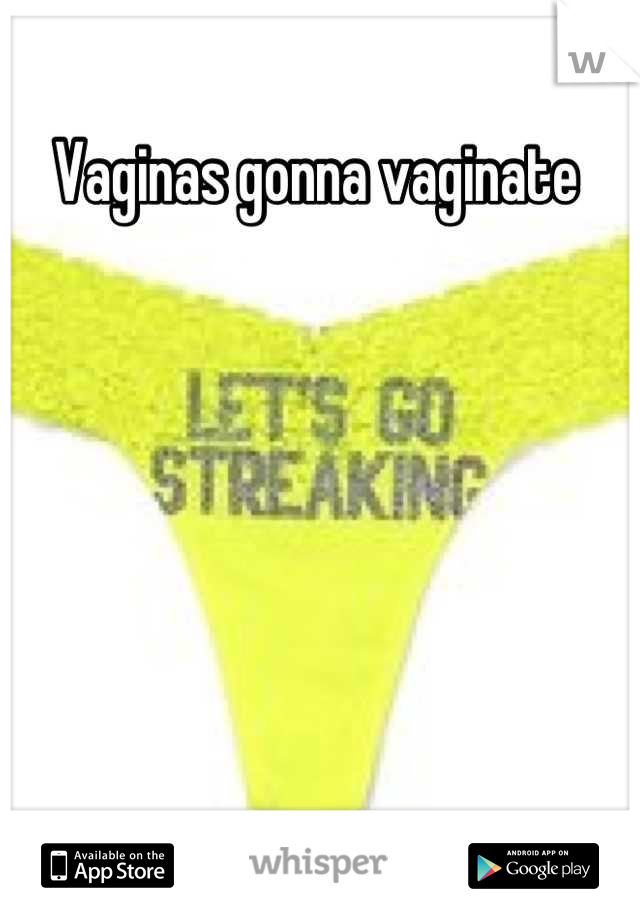 Vaginas gonna vaginate