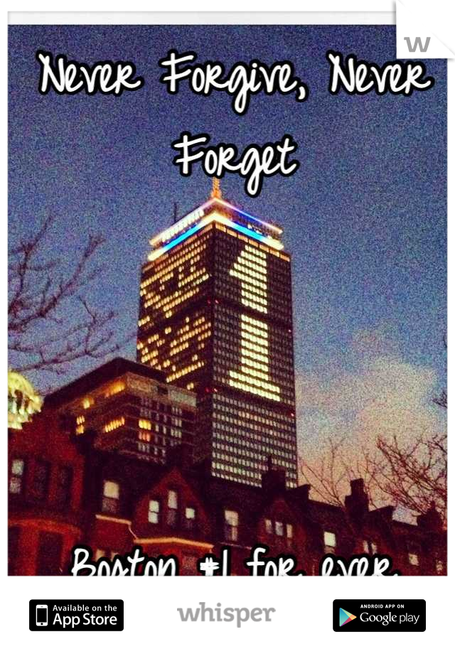 Never Forgive, Never Forget




Boston #1 for ever