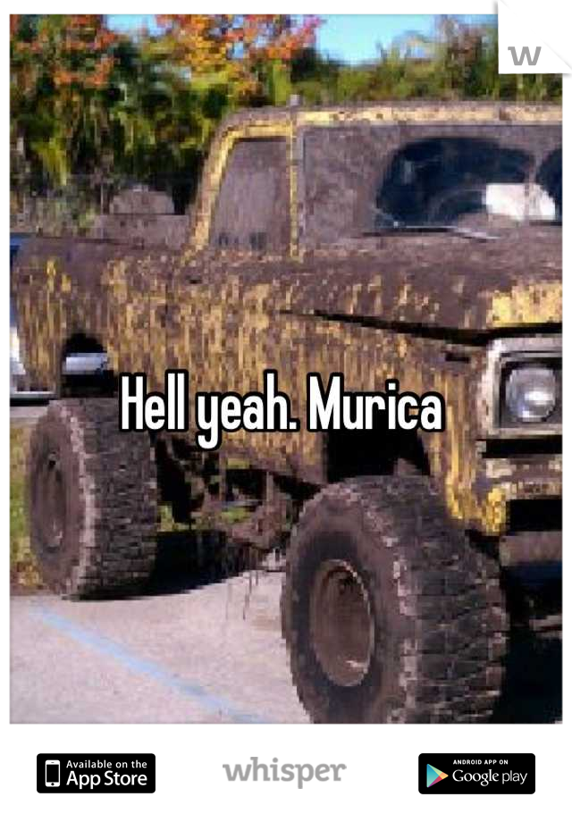 Hell yeah. Murica 