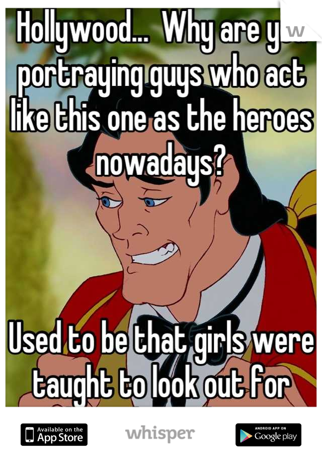 Hollywood...  Why are you portraying guys who act like this one as the heroes nowadays?



Used to be that girls were taught to look out for these douchebags. 