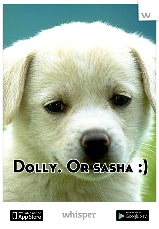 Dolly. Or sasha :)