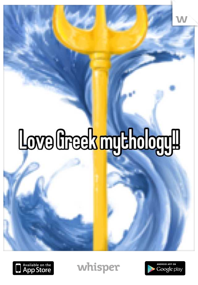 Love Greek mythology!!