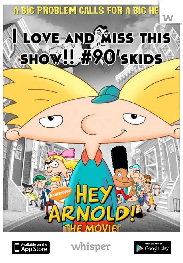 I love and miss this show!! #90'skids