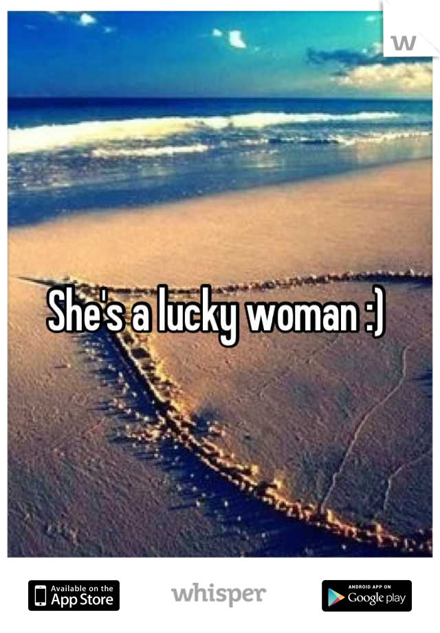 She's a lucky woman :) 