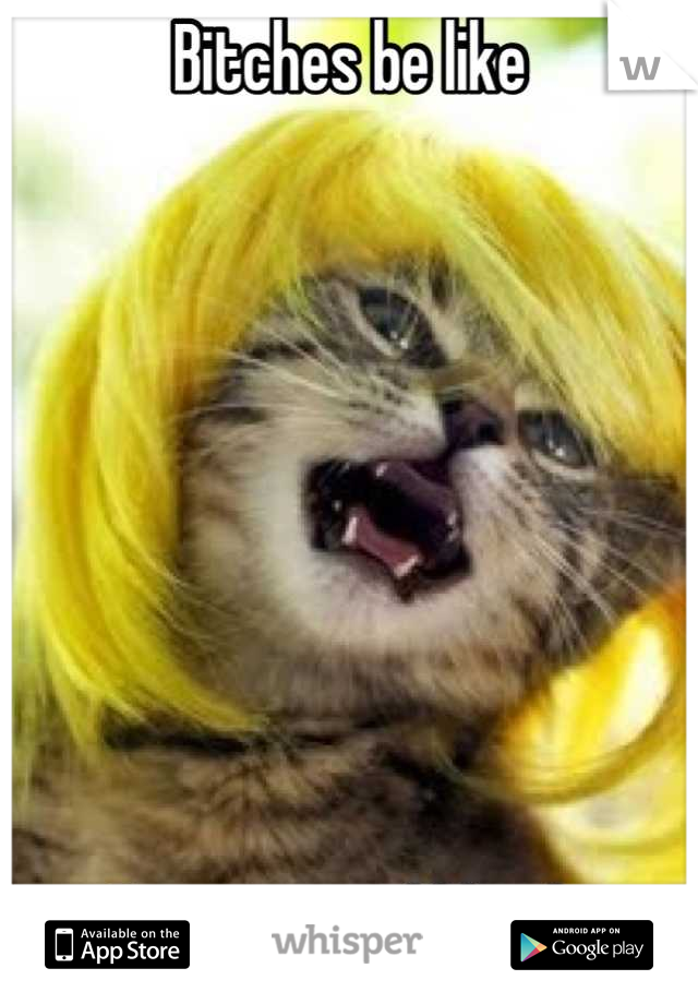 Bitches be like








I'm a natural blonde