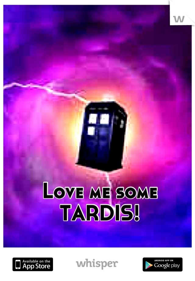 Love me some TARDIS!