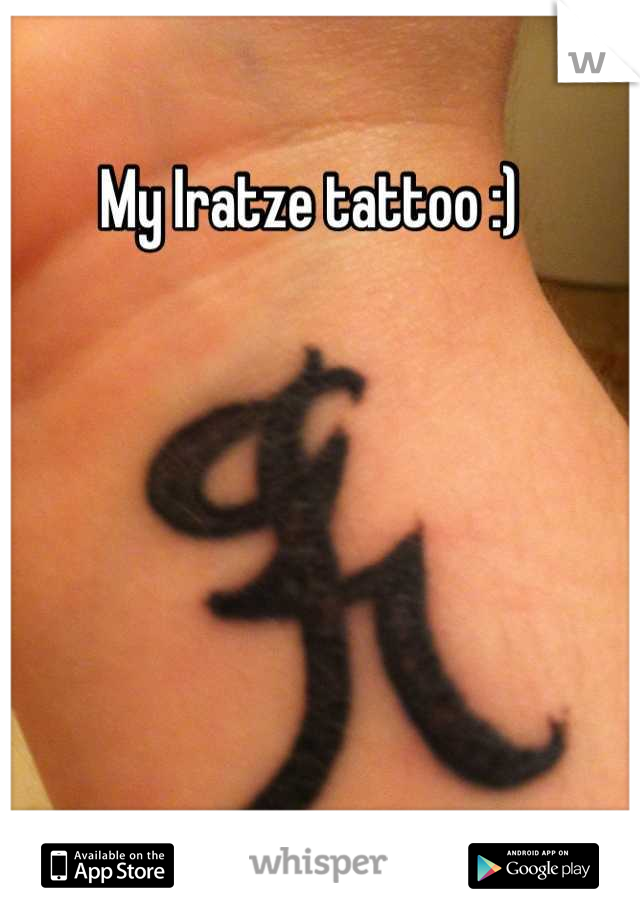 My Iratze tattoo :)