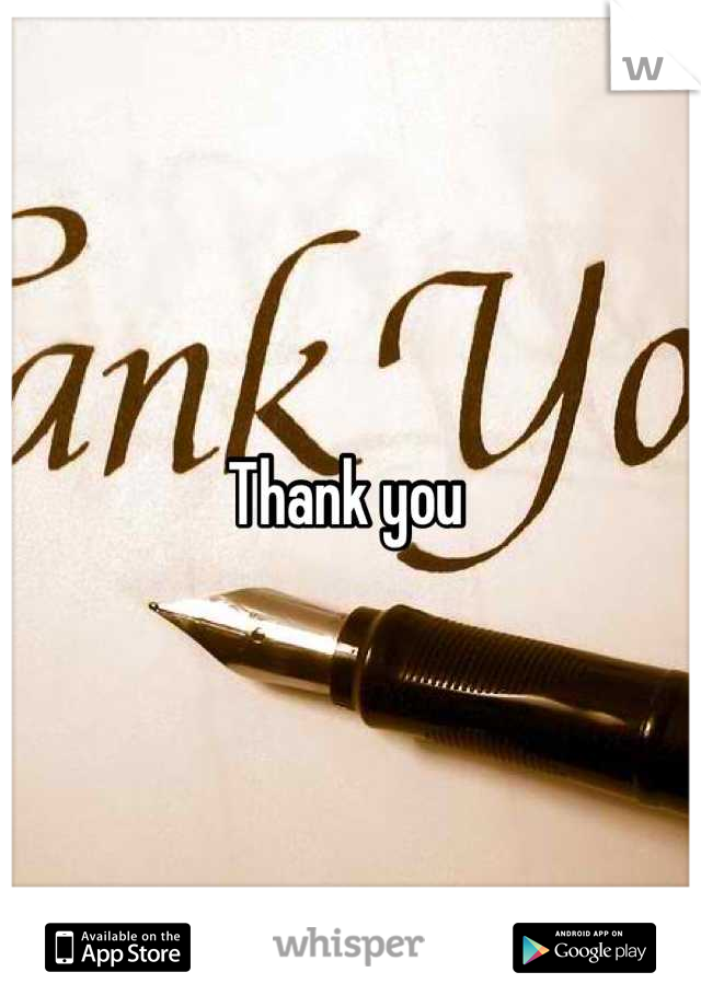 Thank you 