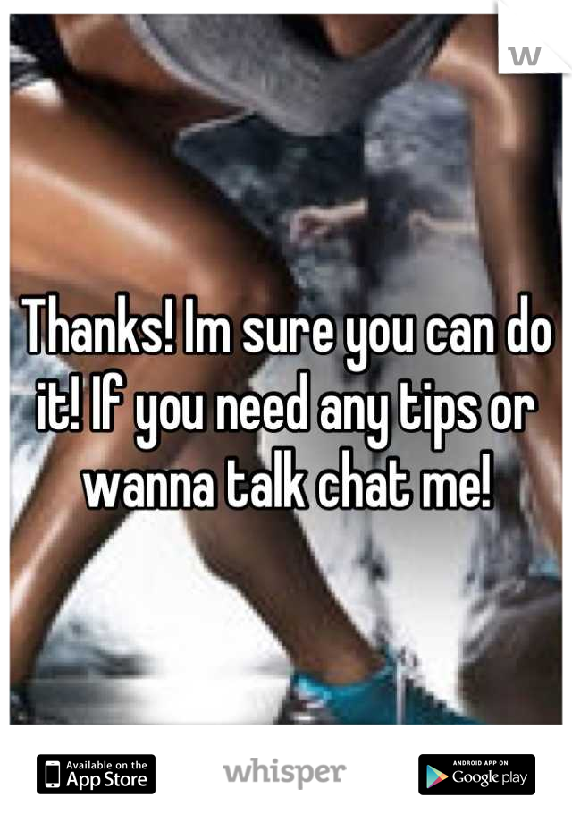 Thanks! Im sure you can do it! If you need any tips or wanna talk chat me!