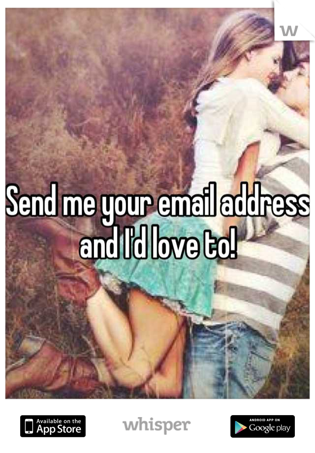 Send me your email address and I'd love to!