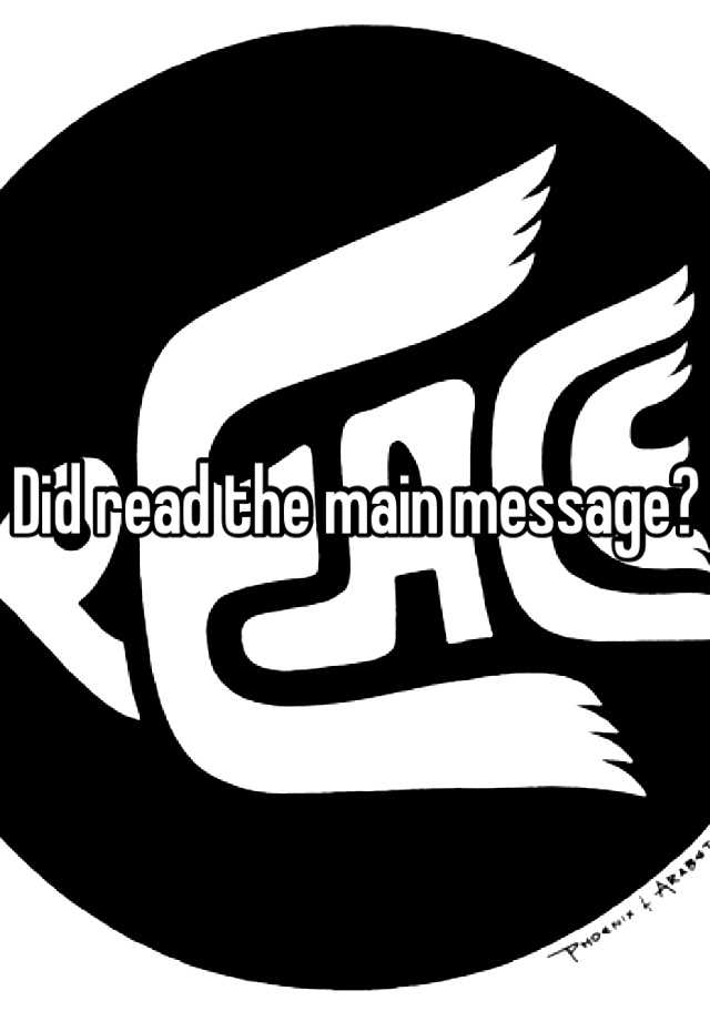 did-read-the-main-message