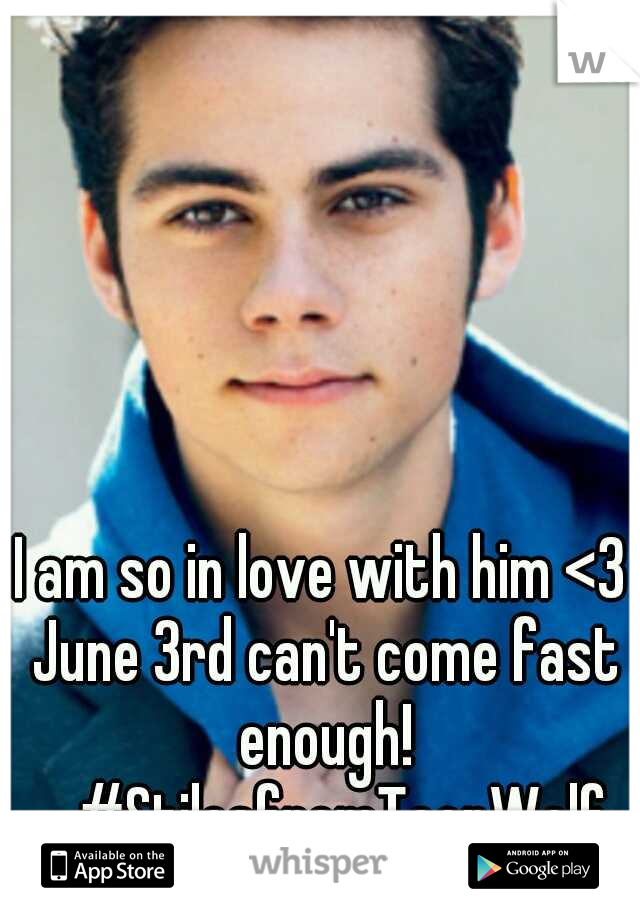 I am so in love with him <3 June 3rd can't come fast enough! 
#StilesfromTeenWolf